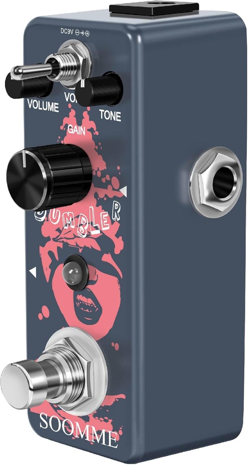 SOOMME Guitar Dumble Effect Pedal Mini Single Analog Overdrive Pedal for Electric Guitar Bass True Bypass - Image 2